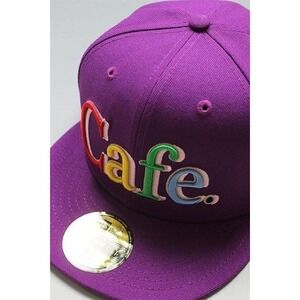 New Era x Cafe Sparkling Grape 59Fifty Fitted Hat Cap Size 7 7/8 Purple